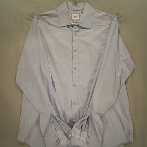 Guess, long sleeve, button down, XL blue